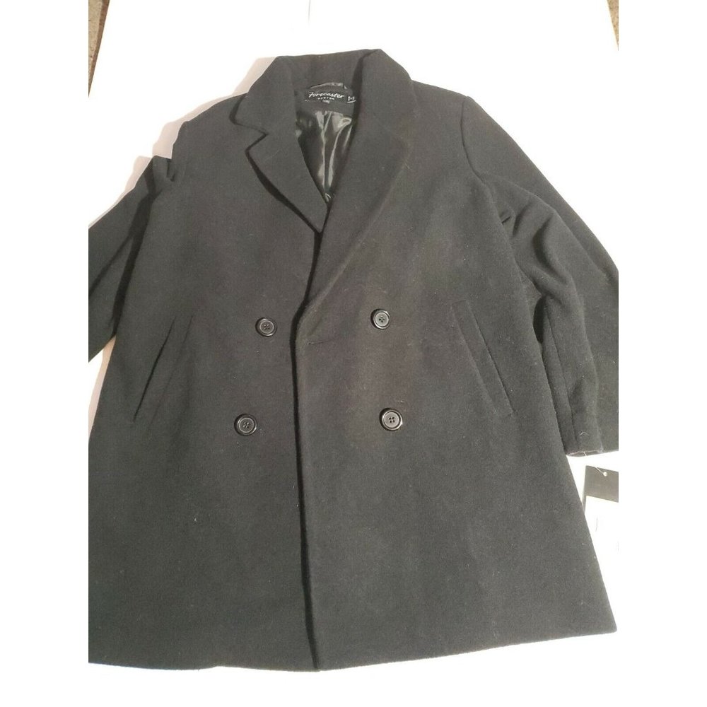 Forecaster of Boston women’s 80% wool Black car coat 14 MSRP $180